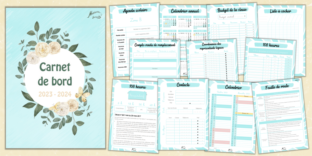 Carnet de bord 2023 – 2024 – Maîtresse Lunicole