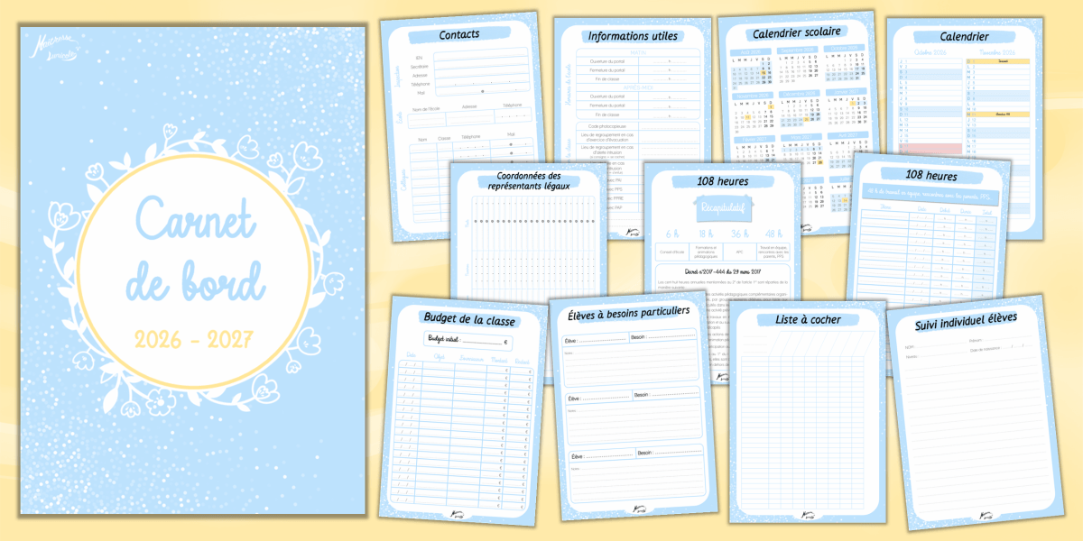 Carnet de bord 2026 –&nbsp;2027